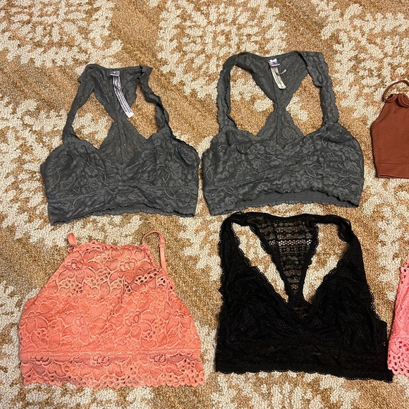 Free people bralets bundle aerie, forever 21, Victoria’s Secret, zenana small - Picture 2 of 5